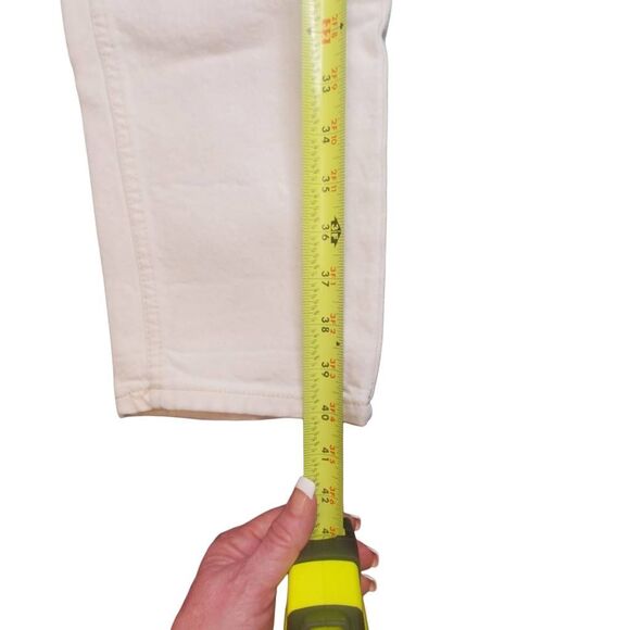 Men’s Cotton On Jeans – Size 32, Loose Fit Tapered Leg, Off-White / Cream Denim - Picture 9 of 13